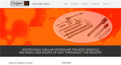 Desktop Screenshot of heatersindia.com